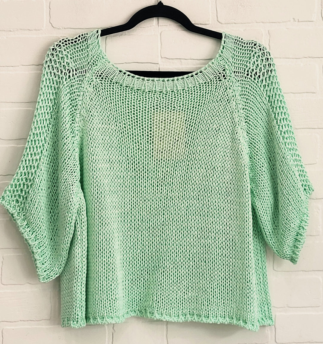 Toscana Air Knit Cotton Top