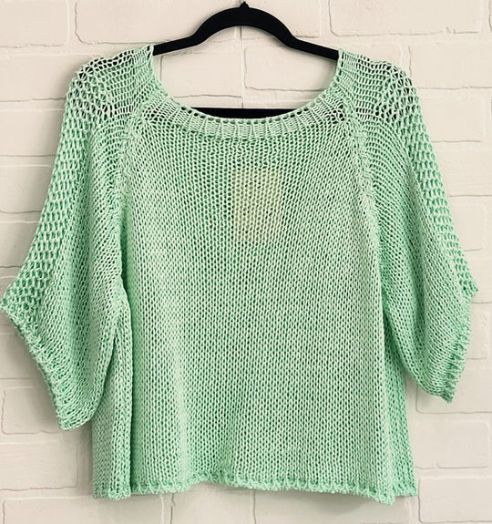 Toscana Air Knit Cotton Top