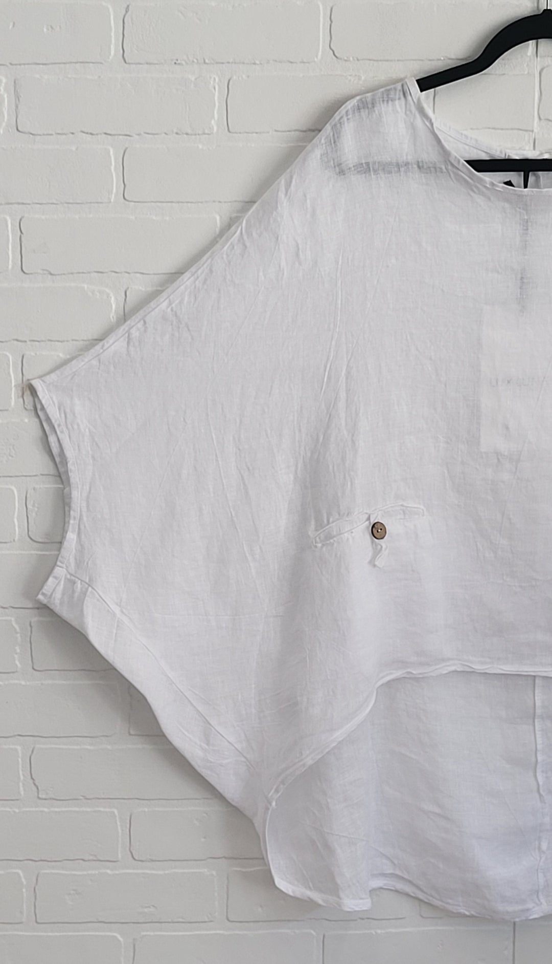 Linen Boho Top