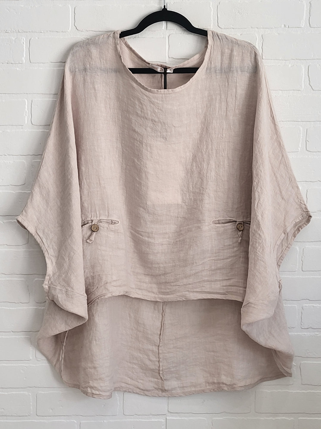 Linen Boho Top