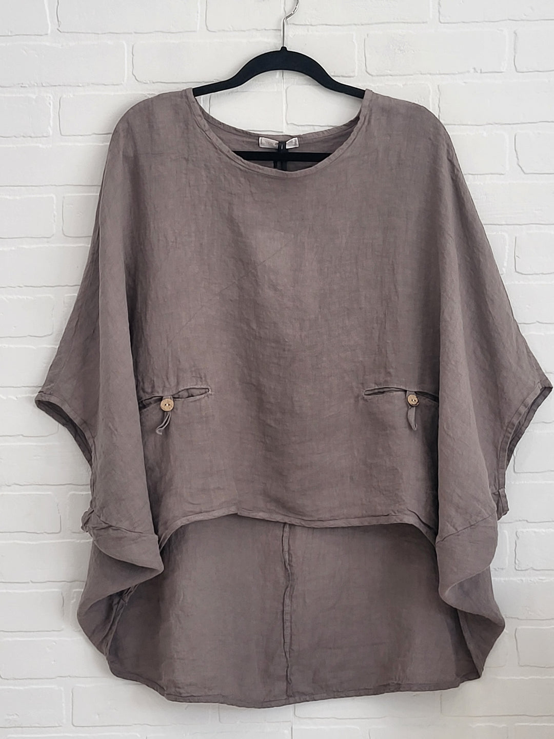 Linen Boho Top