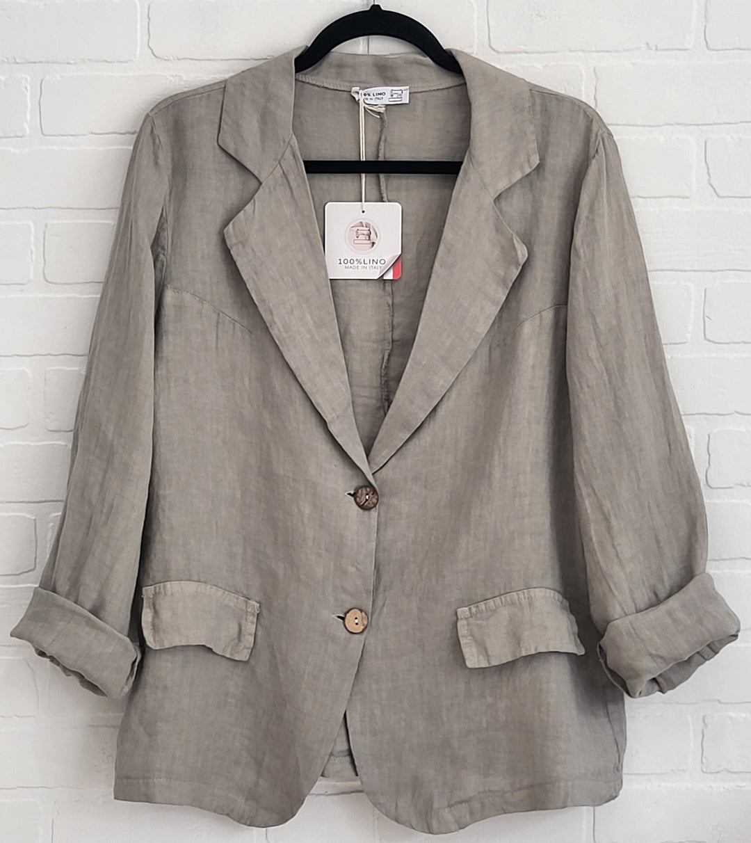 Italien Relaxed Linen Blazer