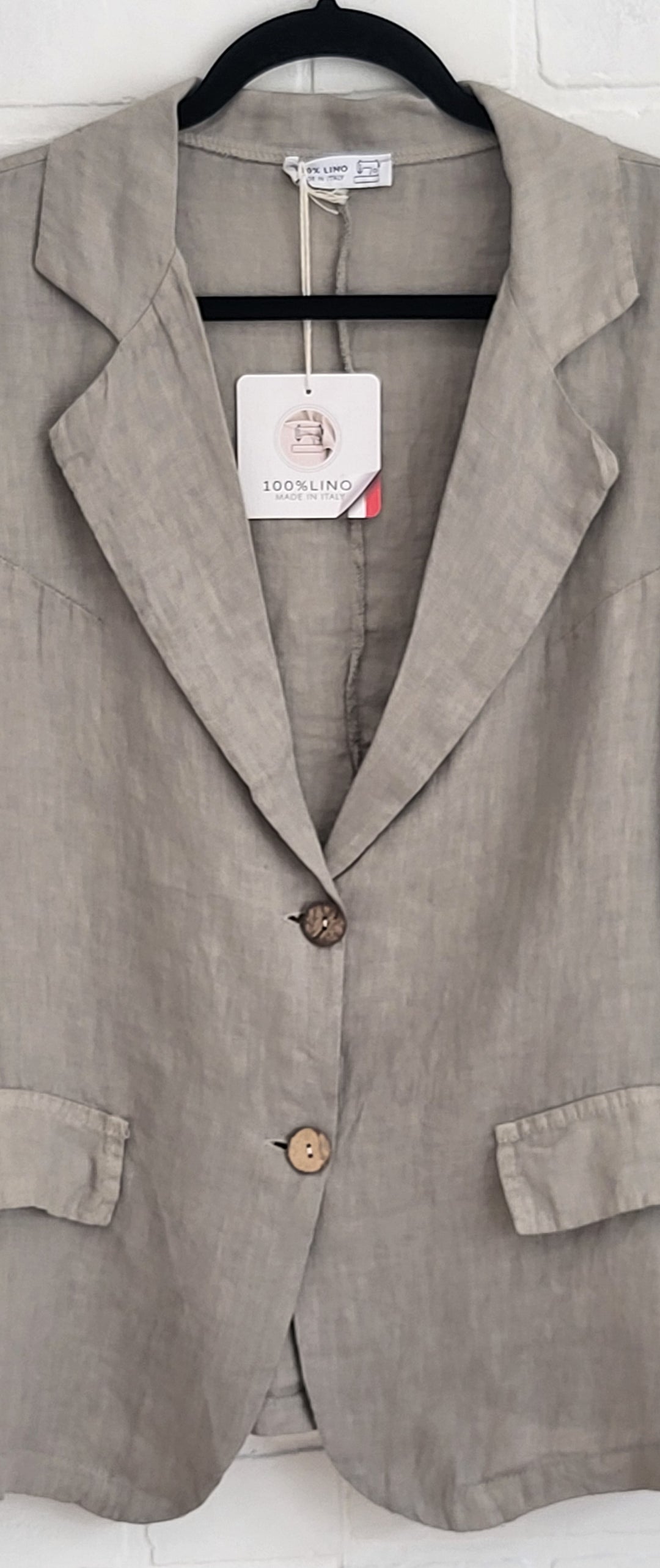 Italien Relaxed Linen Blazer
