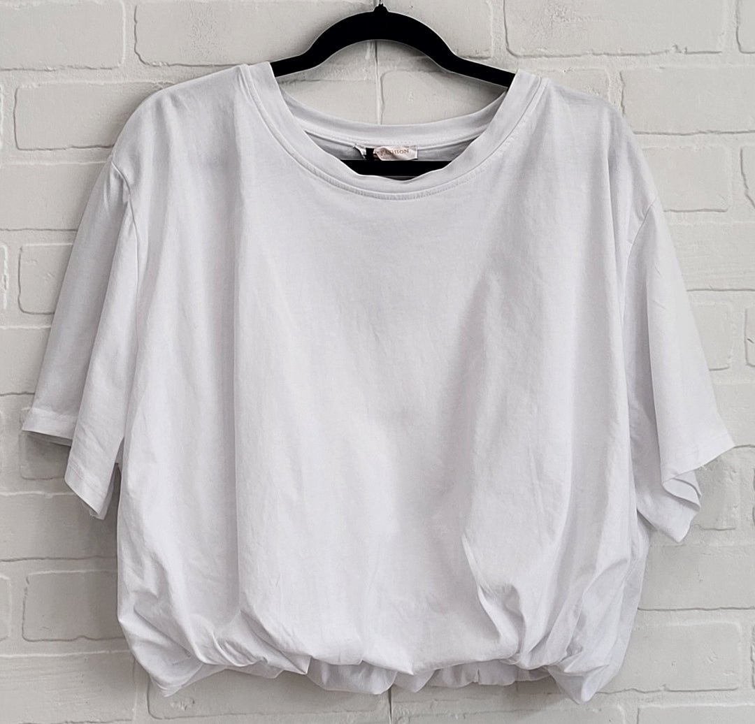 Cropped Bubble Top