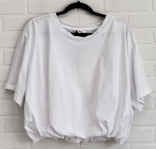 Cropped Bubble Top