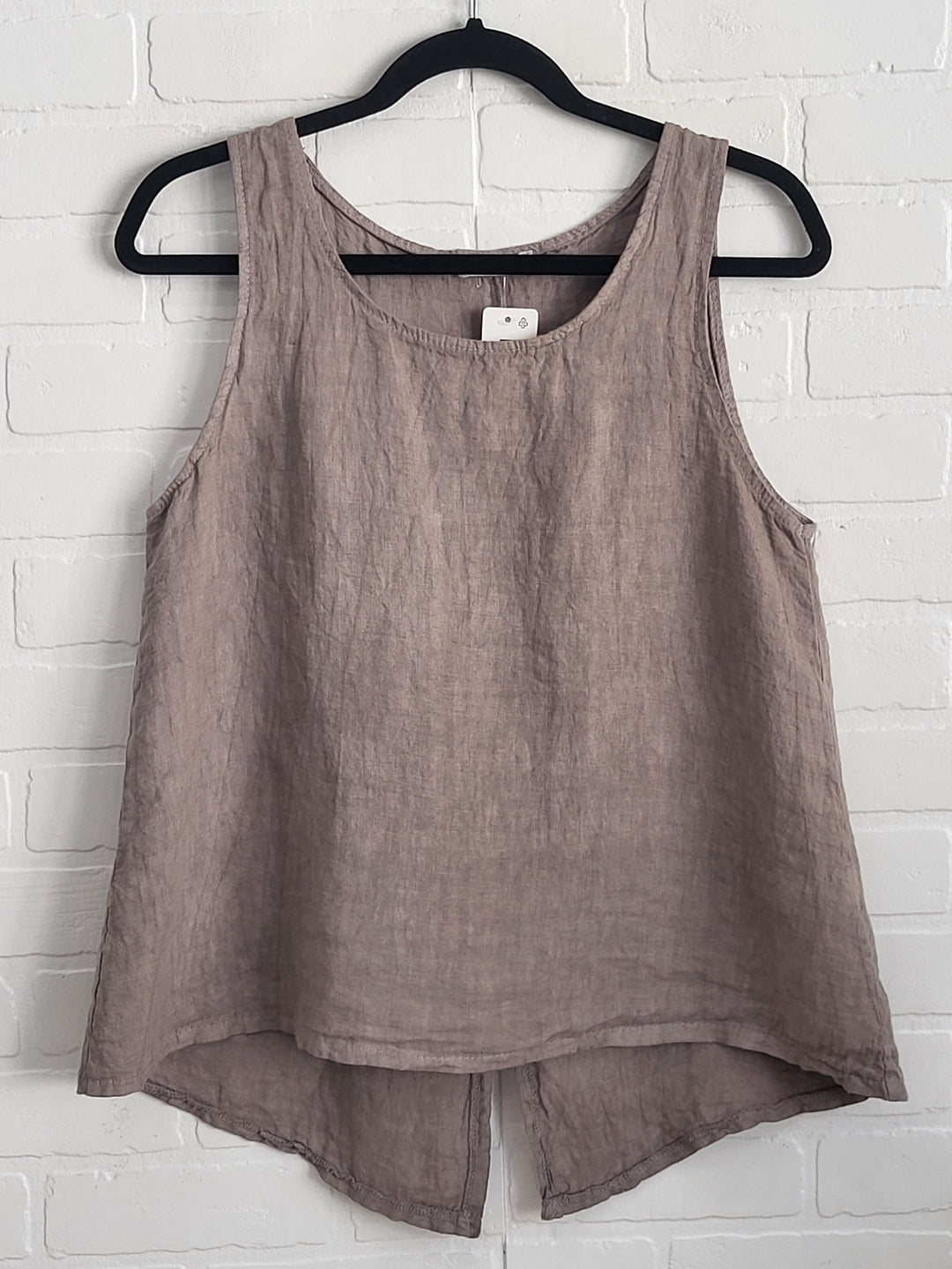Sleeveless Linen Top