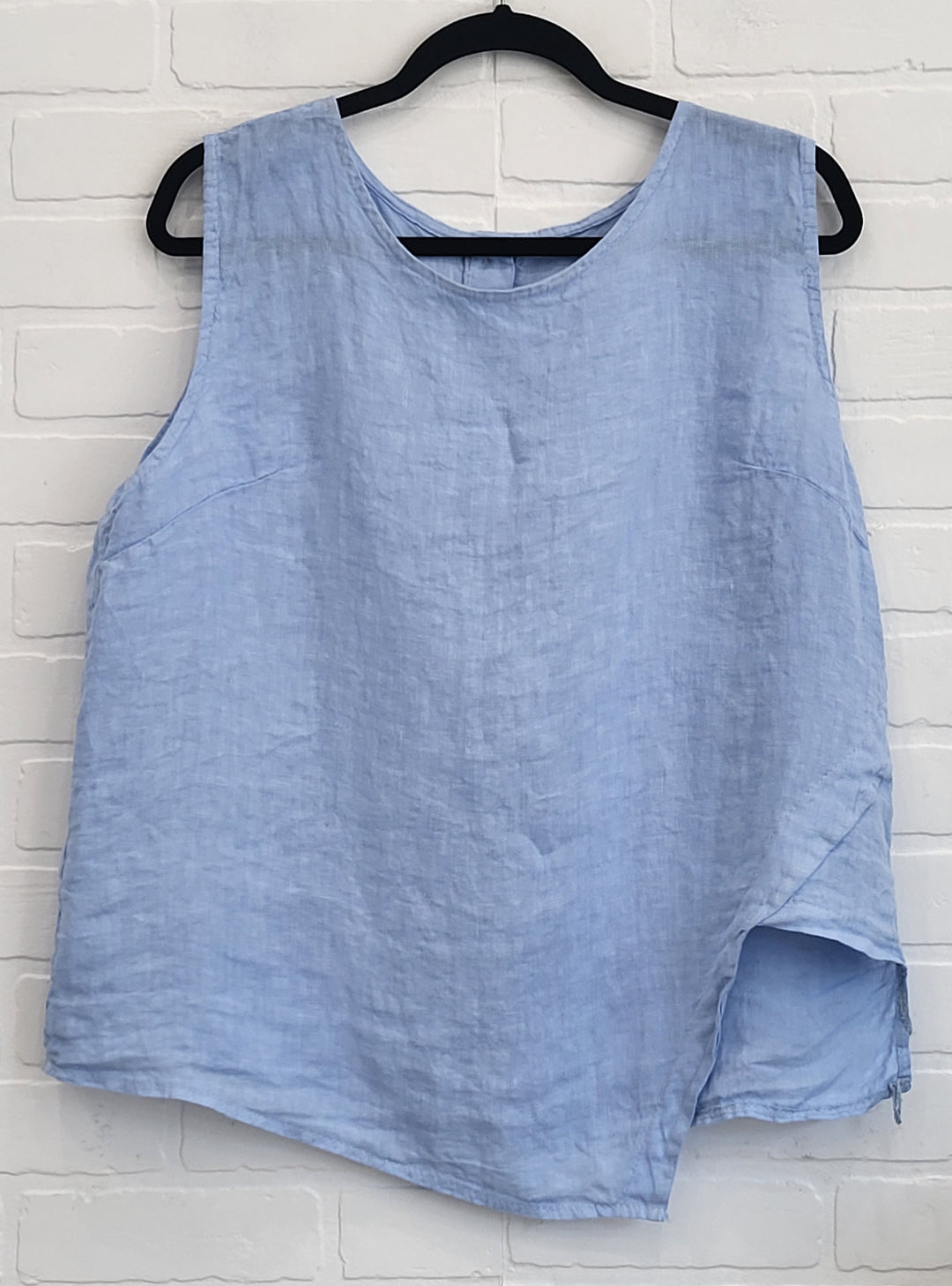 Siena Linen Asymmetrical Top
