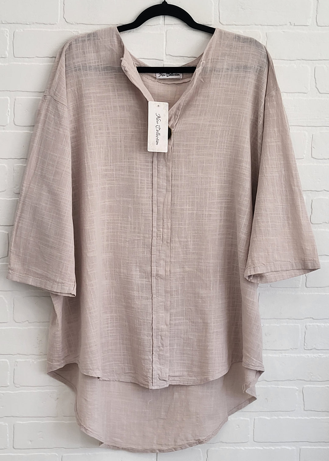 Highlow Cotton Blend  Tunic