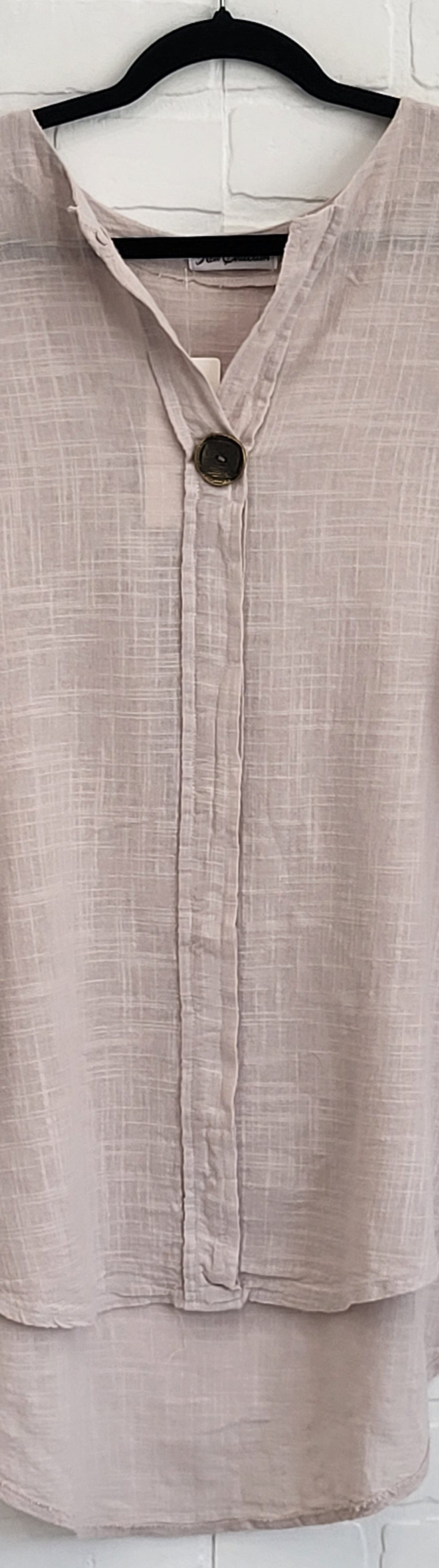 Highlow Cotton Blend  Tunic