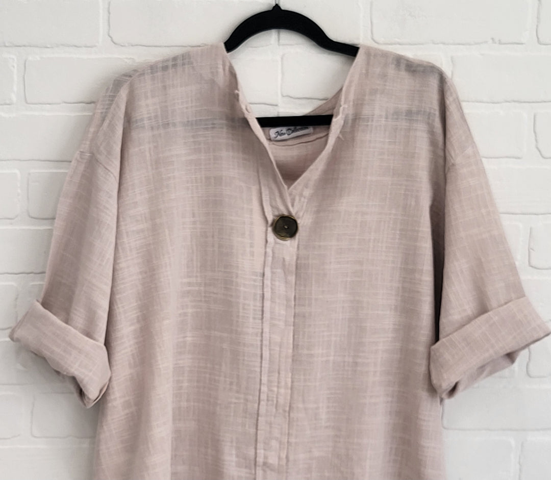 Highlow Cotton Blend  Tunic