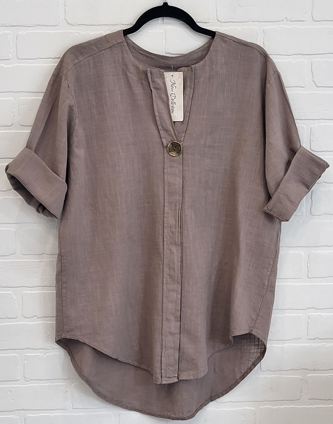Highlow Cotton Blend  Tunic