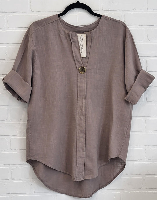 Highlow Cotton Blend  Tunic