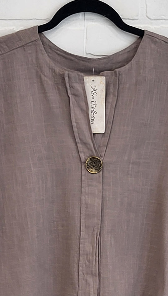Highlow Cotton Blend  Tunic