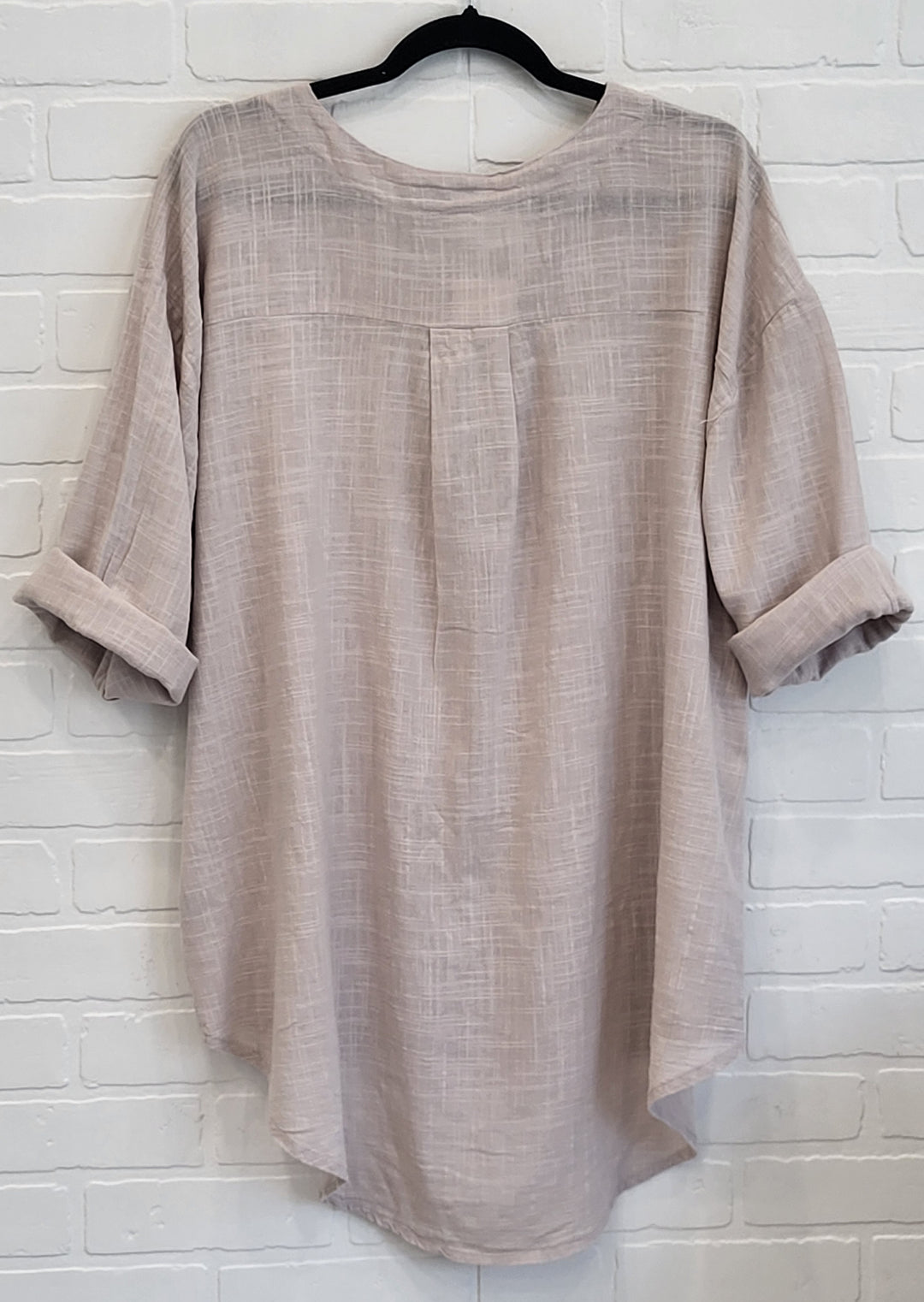 Highlow Cotton Blend  Tunic