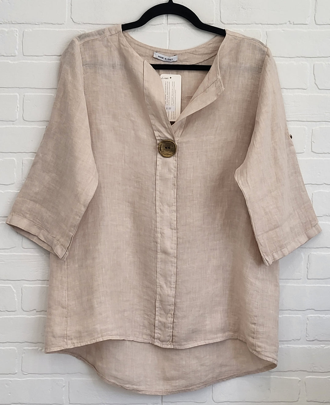 Linen Highlow Tunic