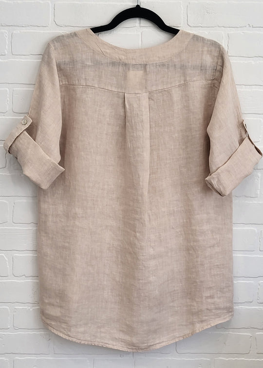 Linen Highlow Tunic