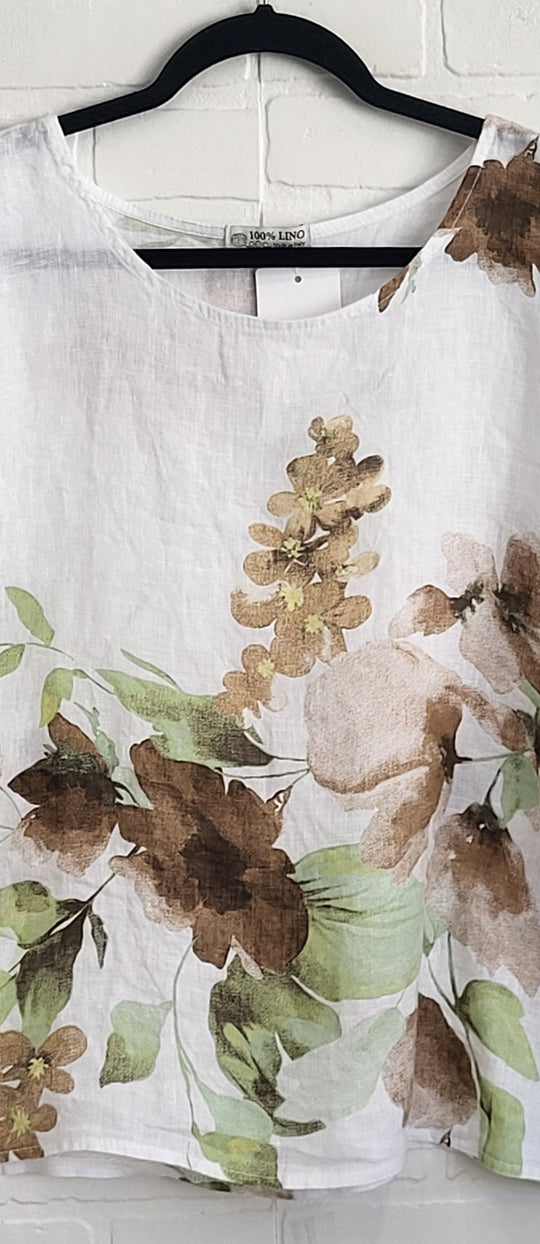 Magnolia  Linen Top