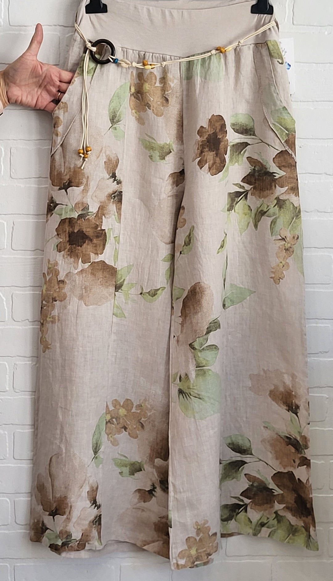 Magnolia Linen Palazzo Pants