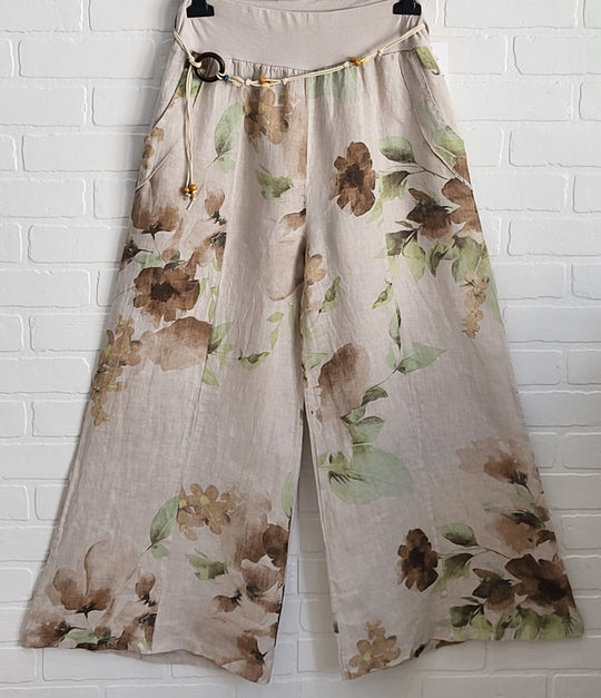 Magnolia Linen Palazzo Pants