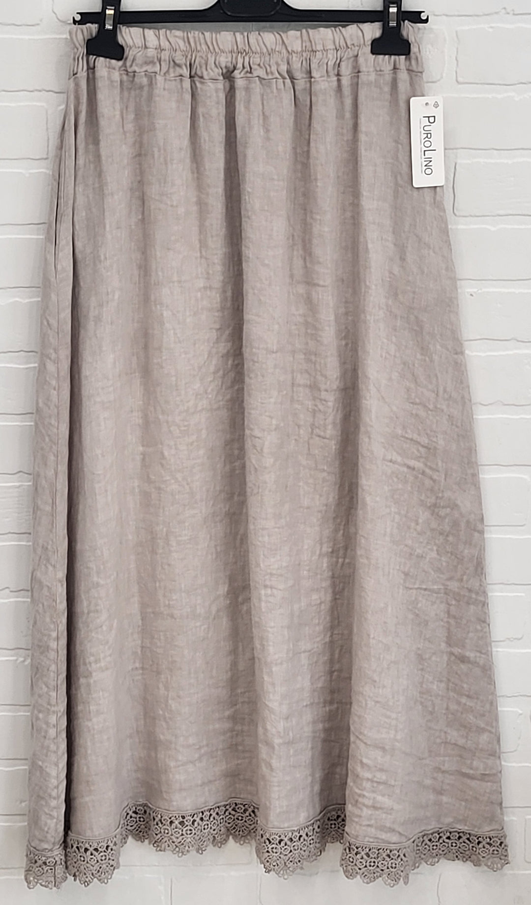 Luna Lace Linen Skirt Set