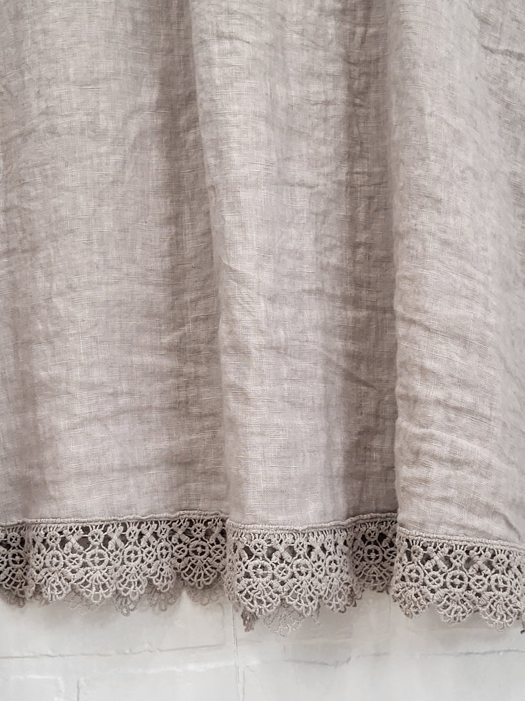 Luna Lace Linen Skirt Set