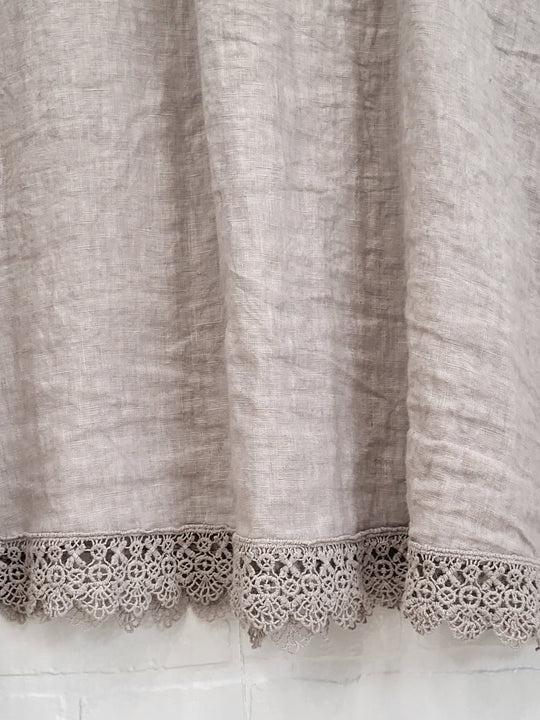 Luna Lace Linen Skirt Set