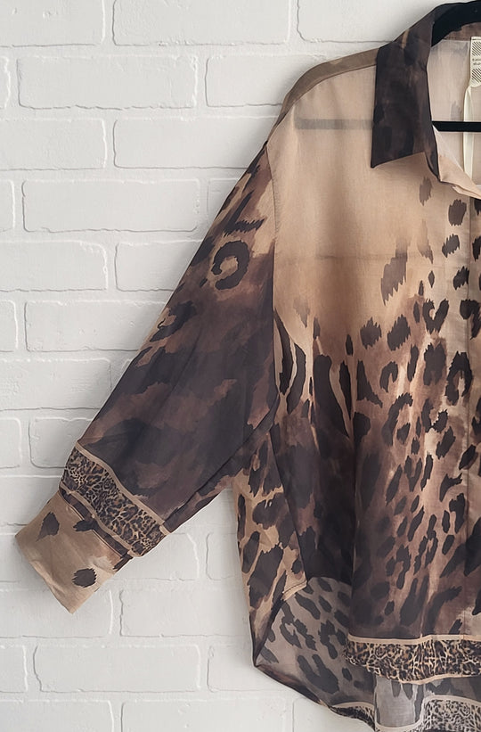 LM Animal Print Blouse