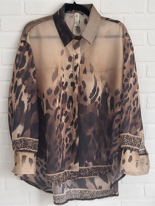 LM Animal Print Blouse