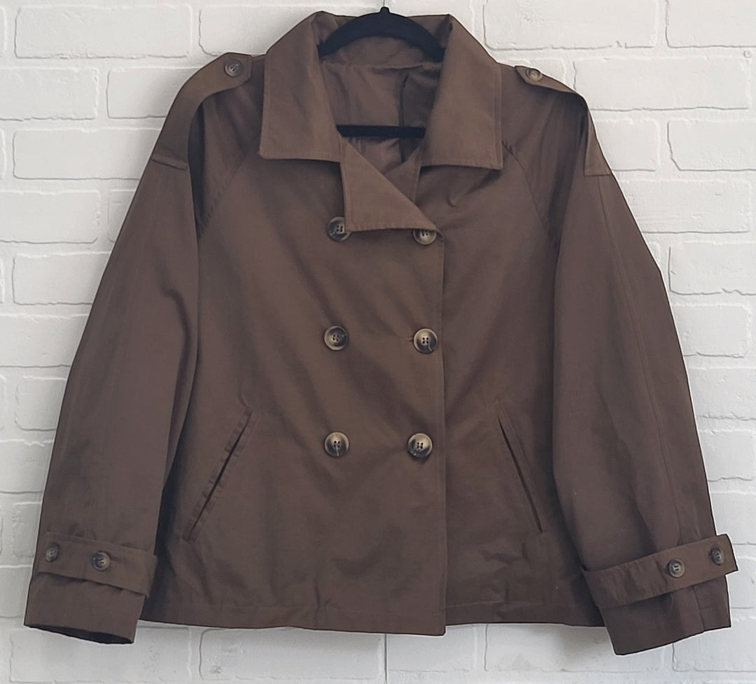 M&C Cropped Trench Jacket