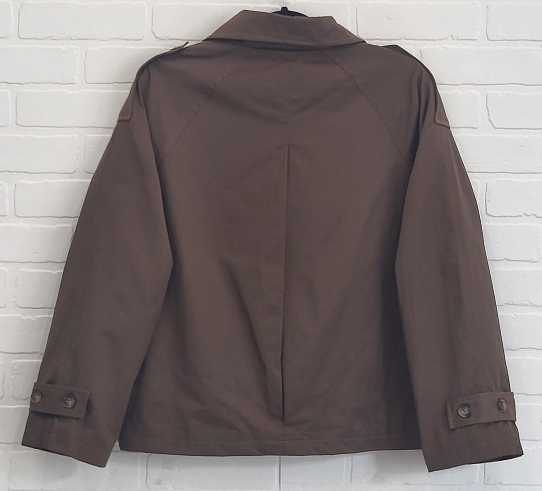 M&C Cropped Trench Jacket