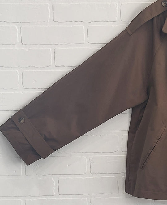 M&C Cropped Trench Jacket