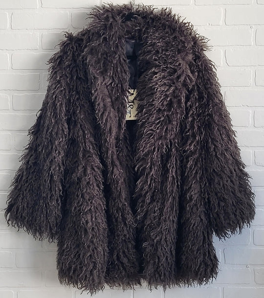 Mid Length Shaggy Coat