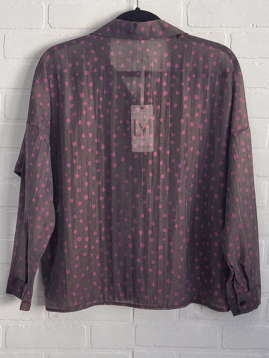 Polka Dot  Button up Blouse