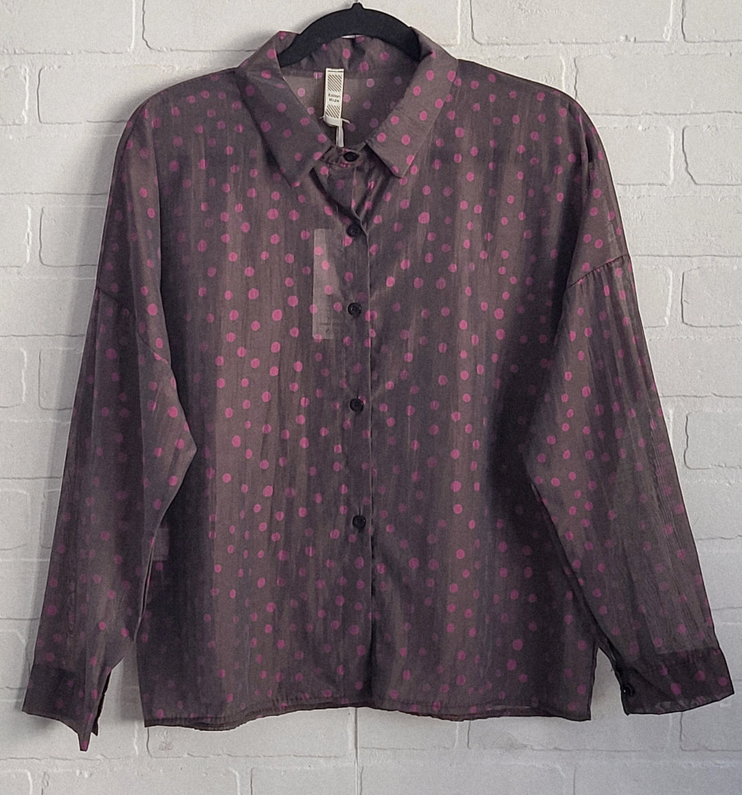 Polka Dot  Button up Blouse