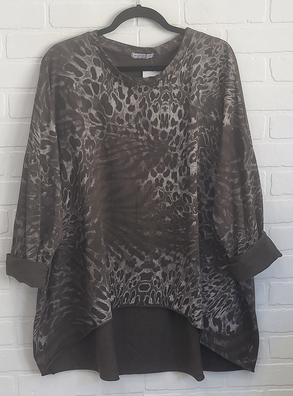 High Low Oversized Top