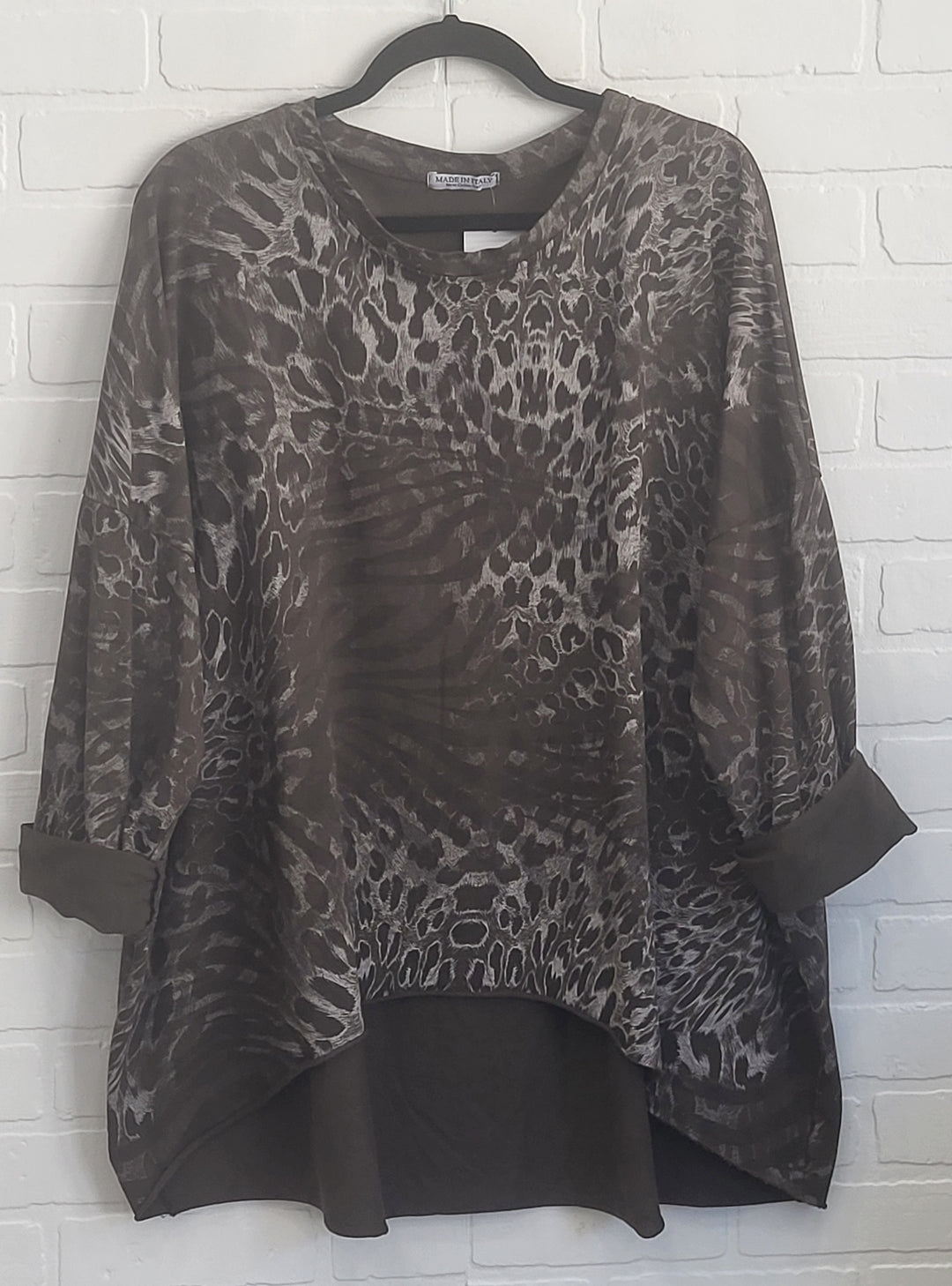 High Low oversized Top