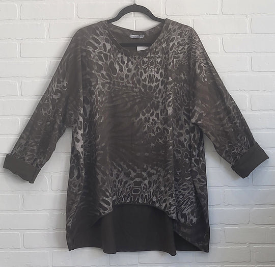 High Low oversized Top
