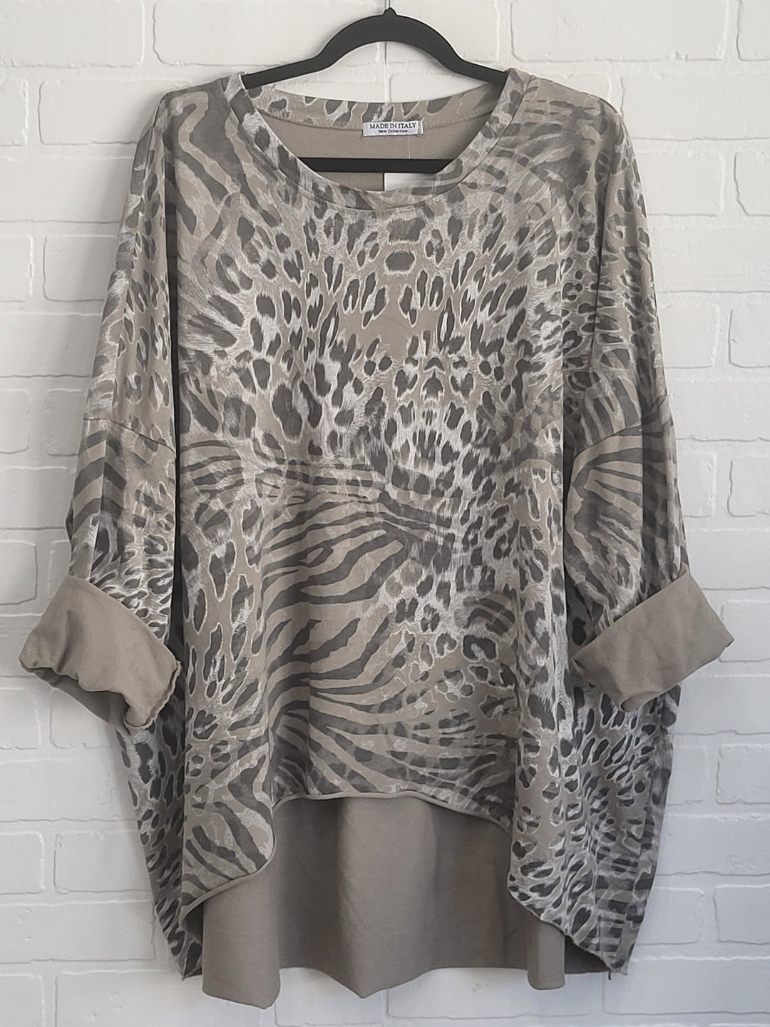 High Low oversized Top