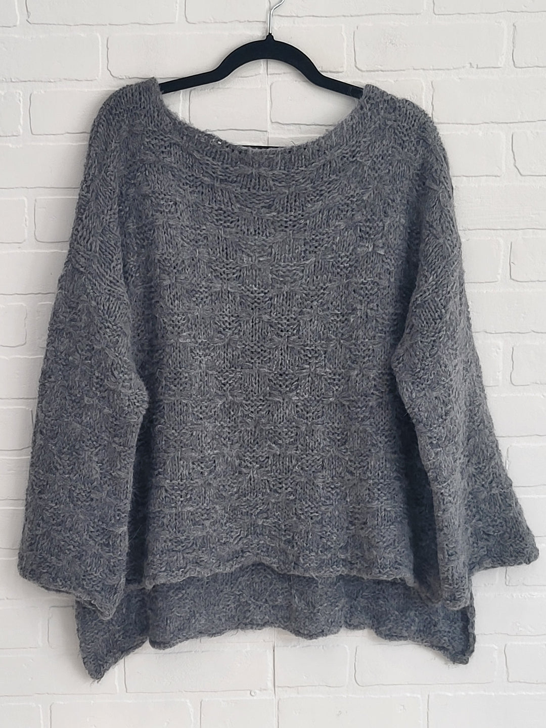 Angelina High-Low Texture Knit
