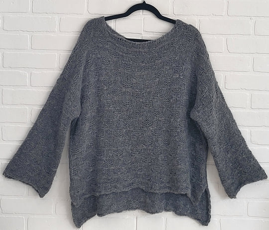 Angelina High-Low Texture Knit