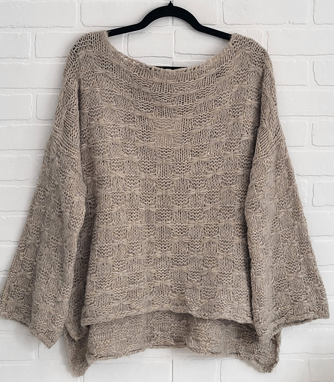 Angelina High-Low Texture Knit
