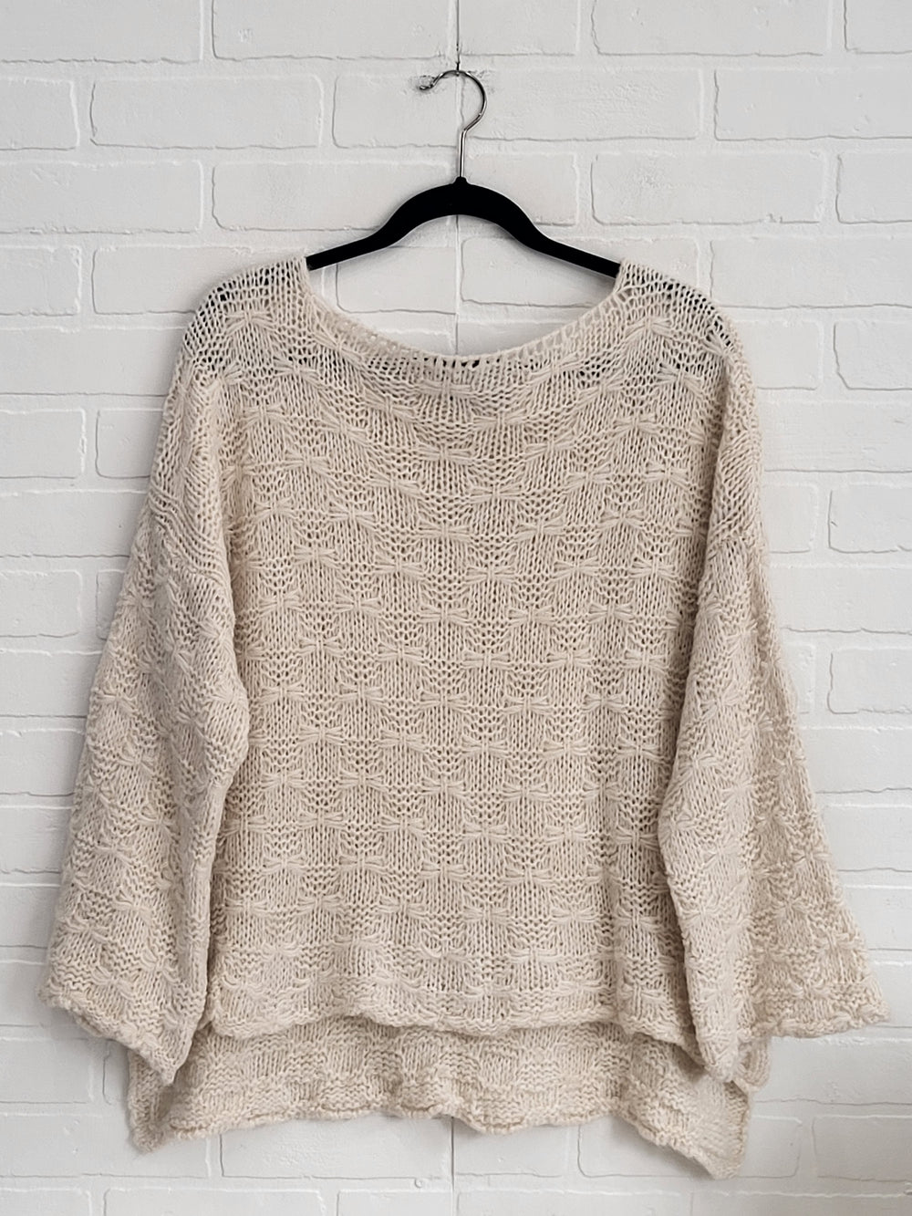 Angelina High-Low Texture Knit