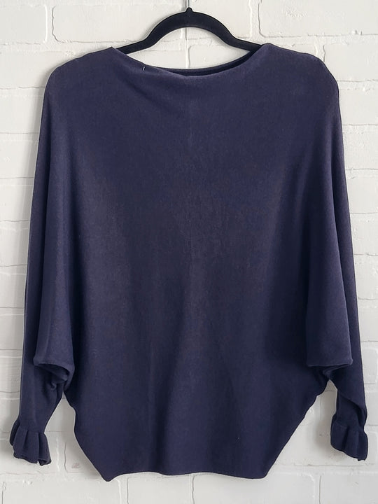 Khloe Ruffle Sleeve Knit Top (New Colours in)