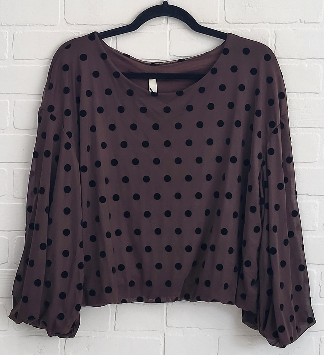 Lux-Luna Polka Dot Blouse