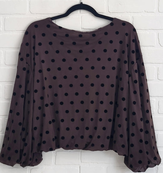 Lux-Luna Polka Dot Blouse