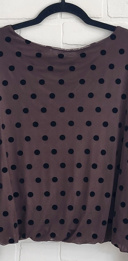 Lux-Luna Polka Dot Blouse