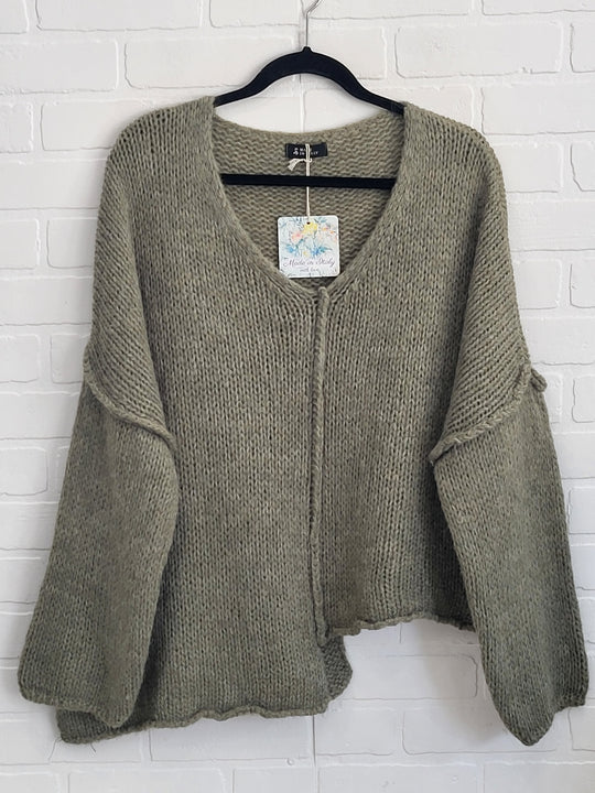 Angelina High-Low Assymetrical Knit
