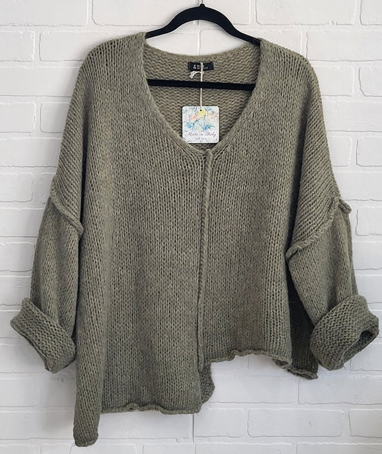 Angelina High-Low Assymetrical Knit