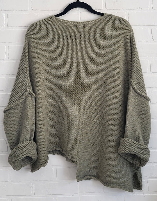 Angelina High-Low Assymetrical Knit