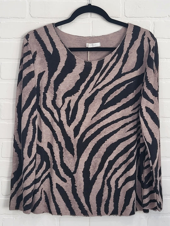 Ava-Zebra Pullover